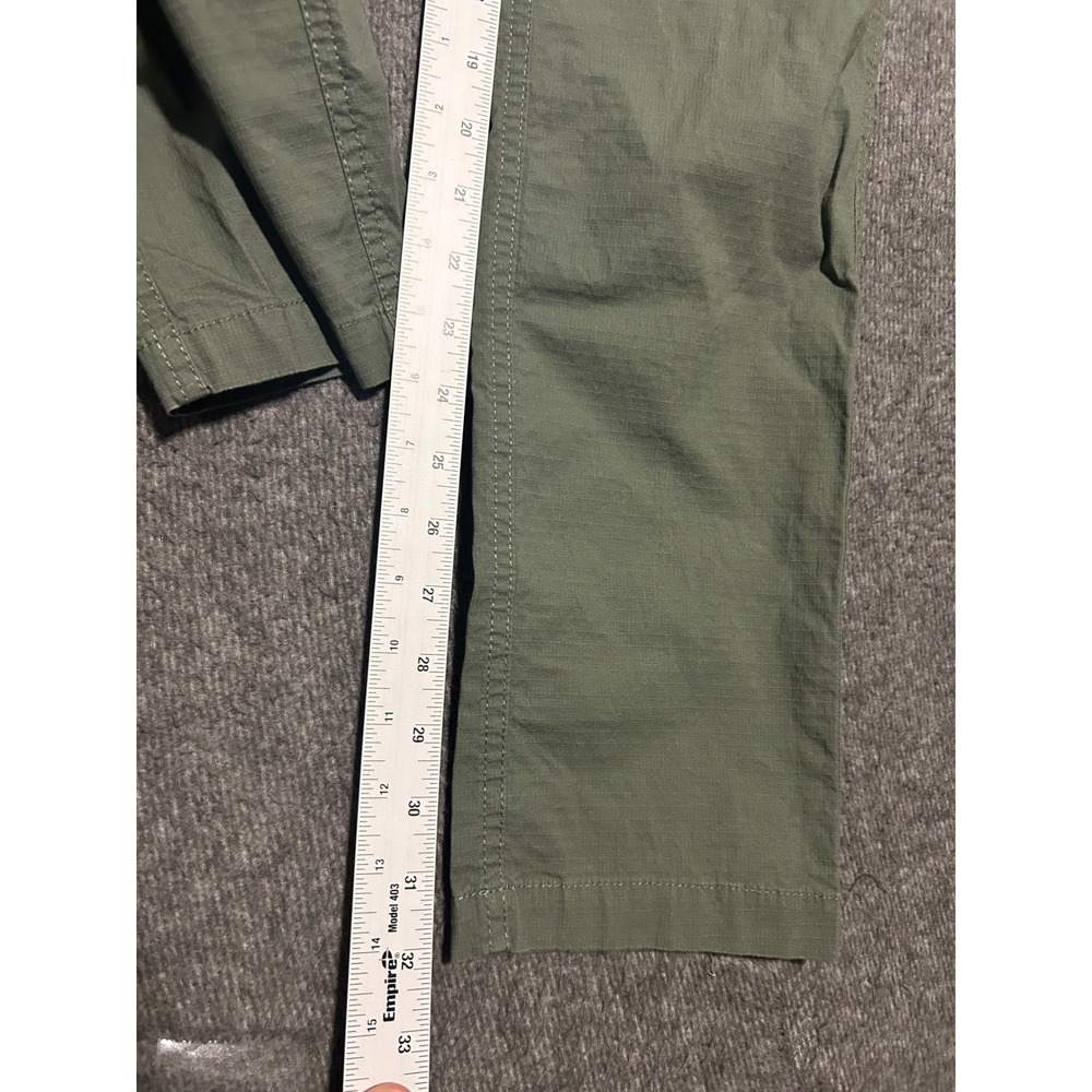 Vuori Ripstop Pant Mens Medium green Organic Cotton V412 Stretch drawstring - Picture 5 of 6